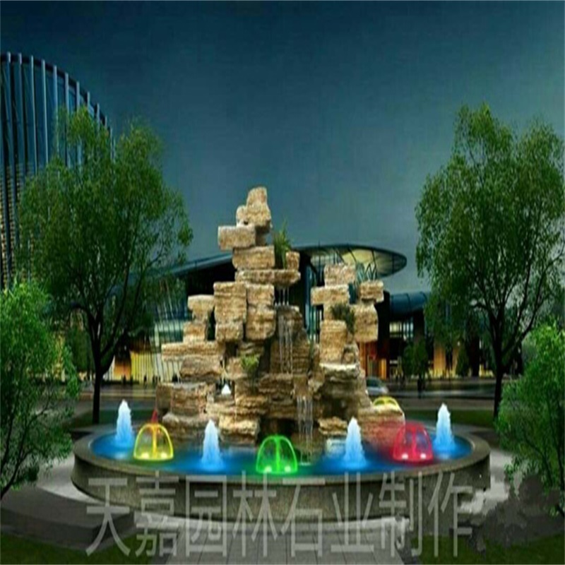 罗湖水幕墙喷泉设计